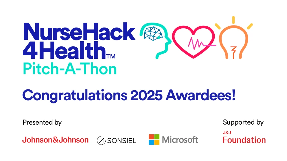 promo graphic for 2025 NurseHack4Health Pitch-A-Thon