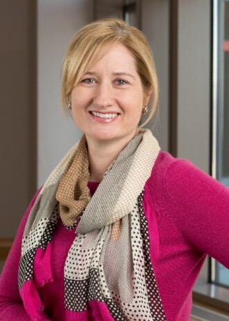 Woman smiling at camera