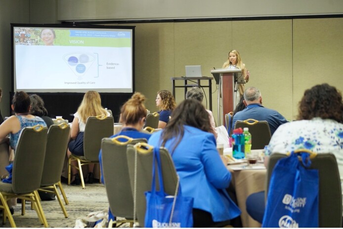participants at session during National Association of Hispanic Nurses conference